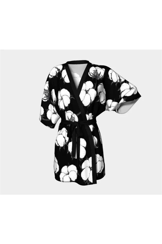 Cotton Balls Kimono Robe