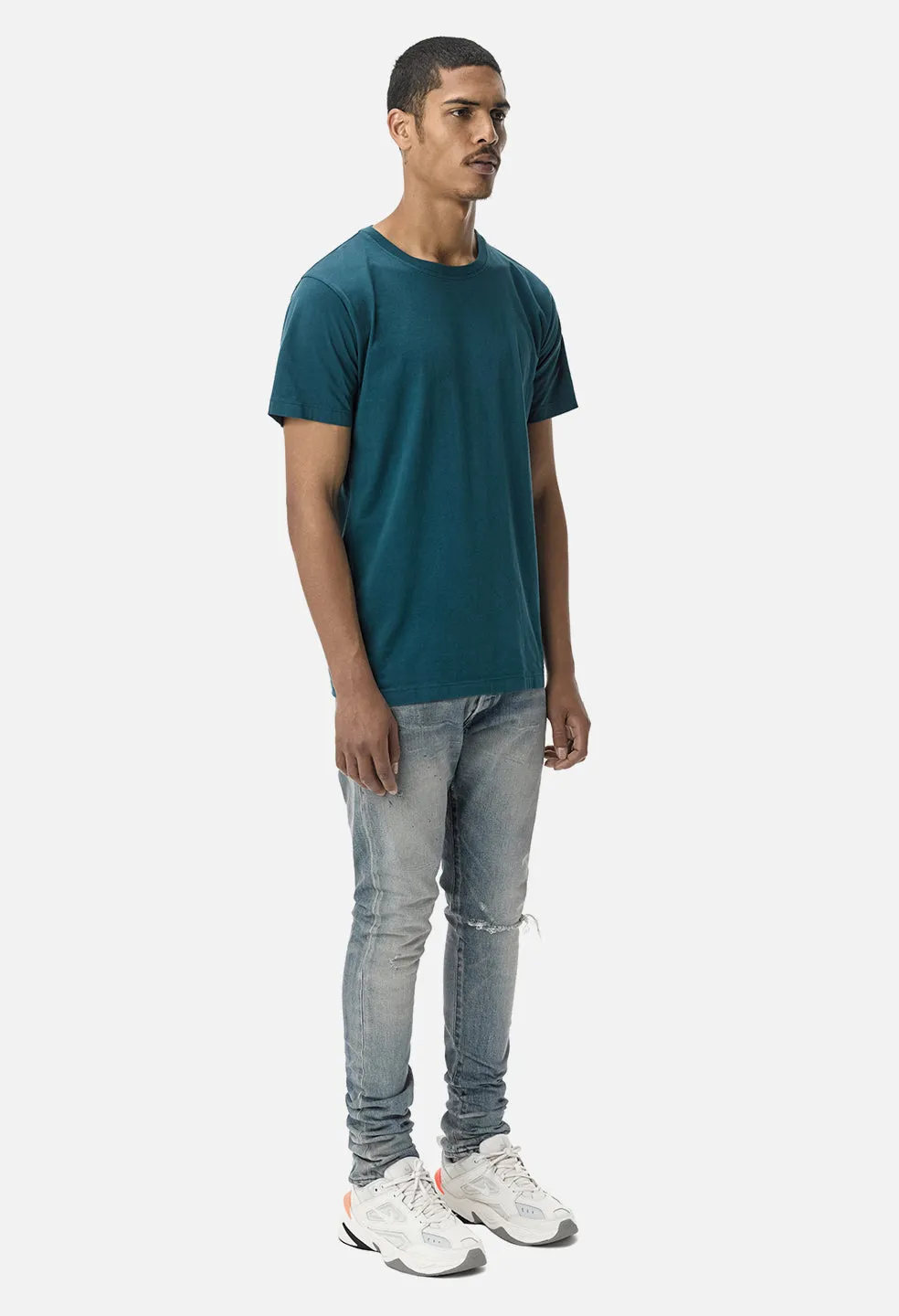 Cotton Classic Crew / Teal