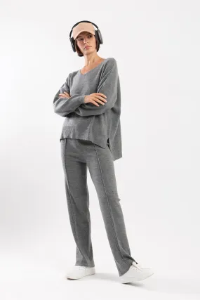 COZY KNIT SET - GREY