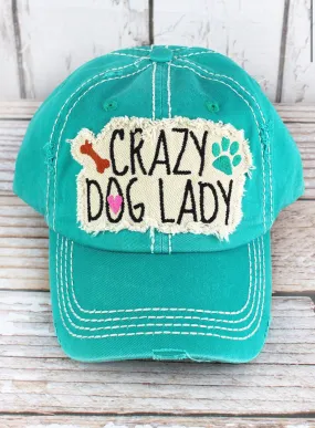 Crazy Dog Lady Distressed Hat