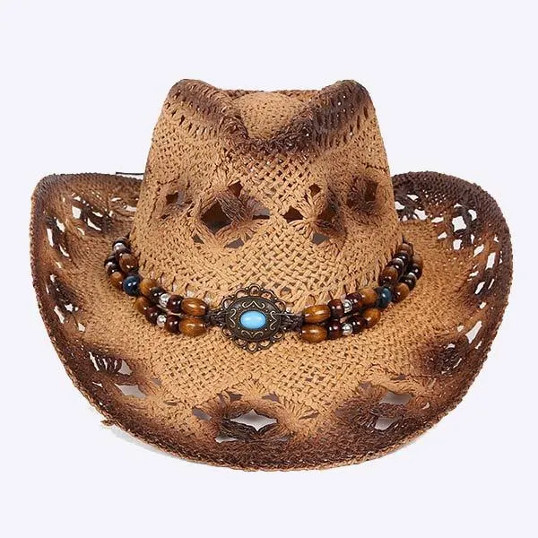 Cutout Breathable Western Cowboy Hat 51679175C