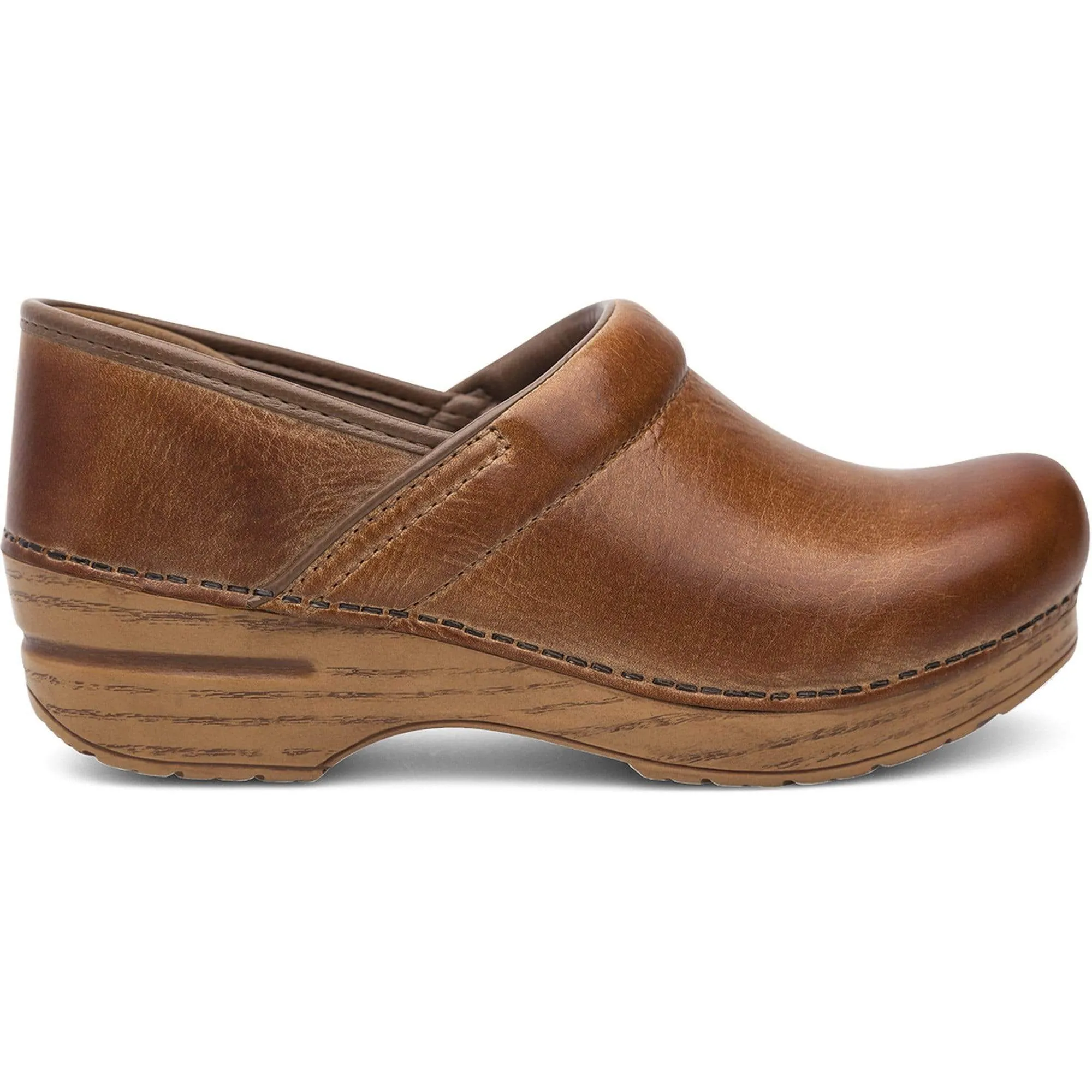 DANSKO Professional Honey Distressed Leather Clogs