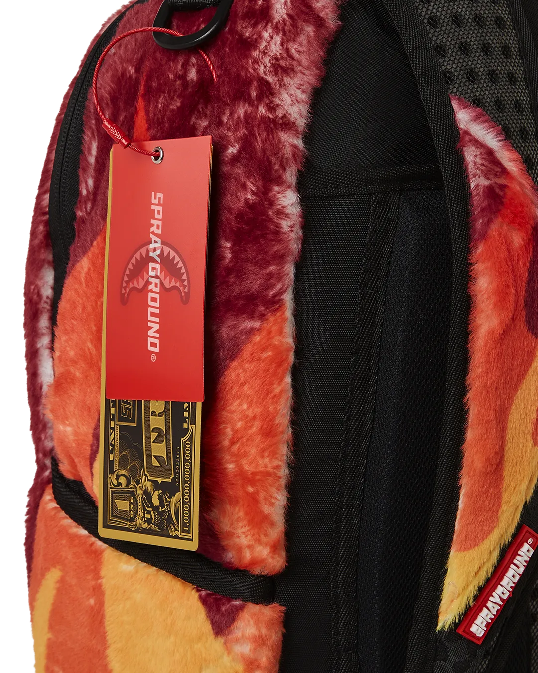 DIABLO COZY VELOUR FUR BACKPACK