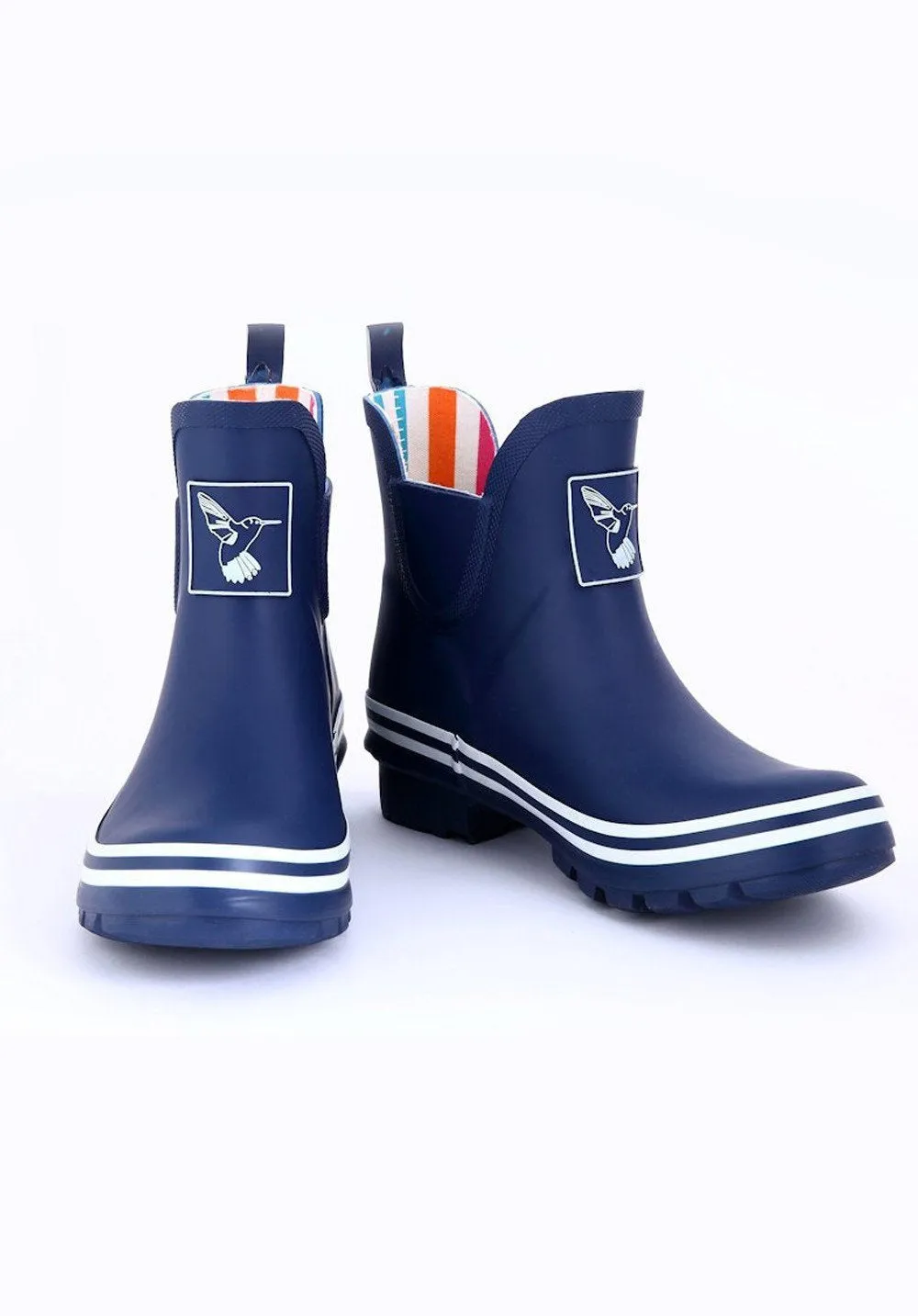 Evercreatures Blue Meadow Ankle Wellies