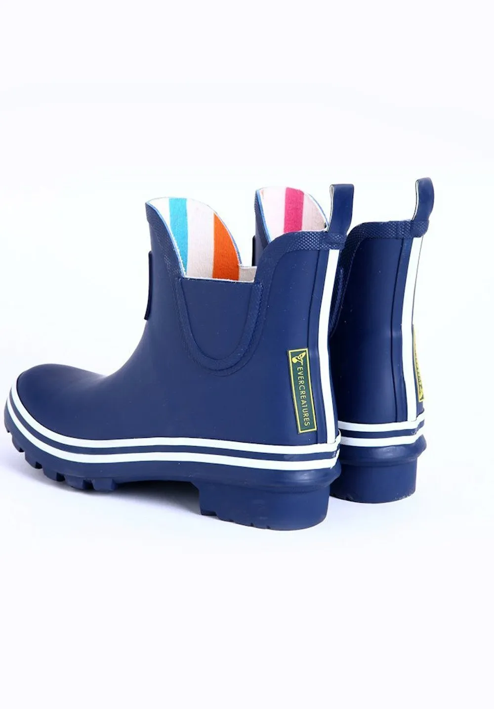 Evercreatures Blue Meadow Ankle Wellies