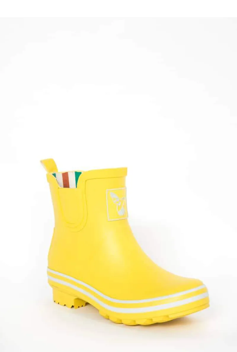 Evercreatures Yellow Meadow Ankle Wellies