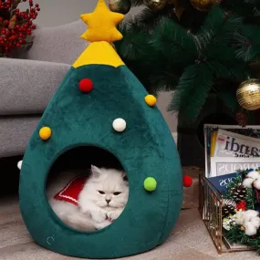 Festive Fir Cozy Pet Bed