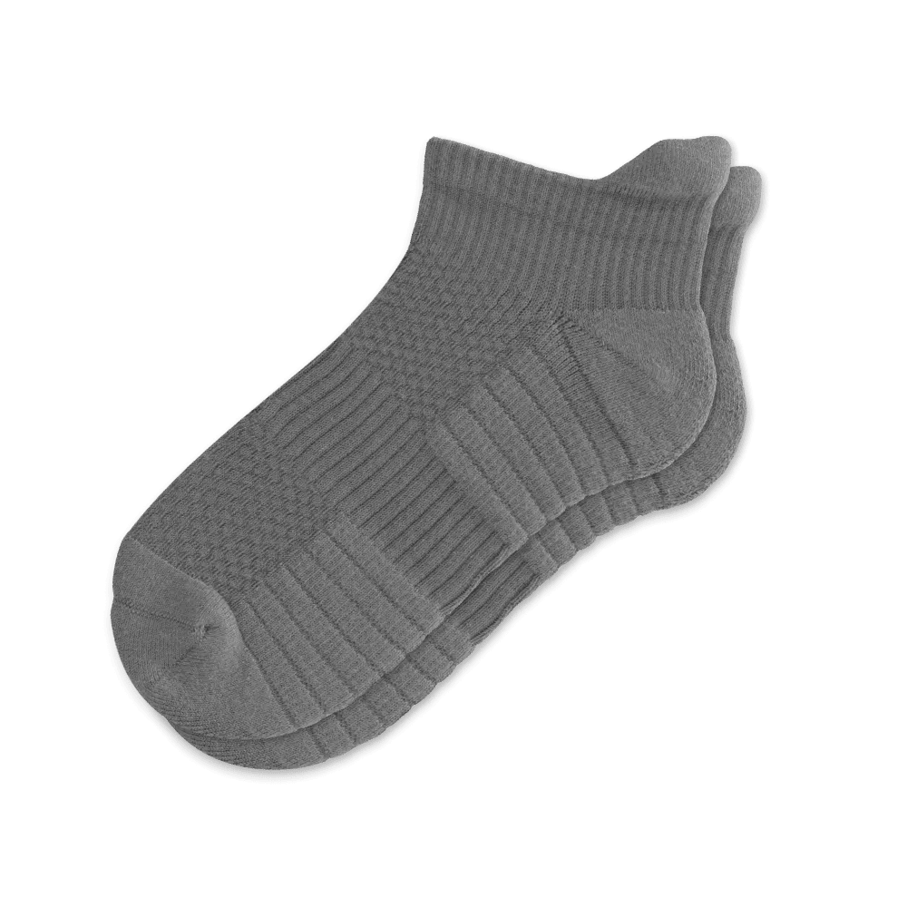 Gray Ankle Compression Socks