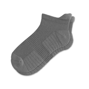 Gray Ankle Compression Socks