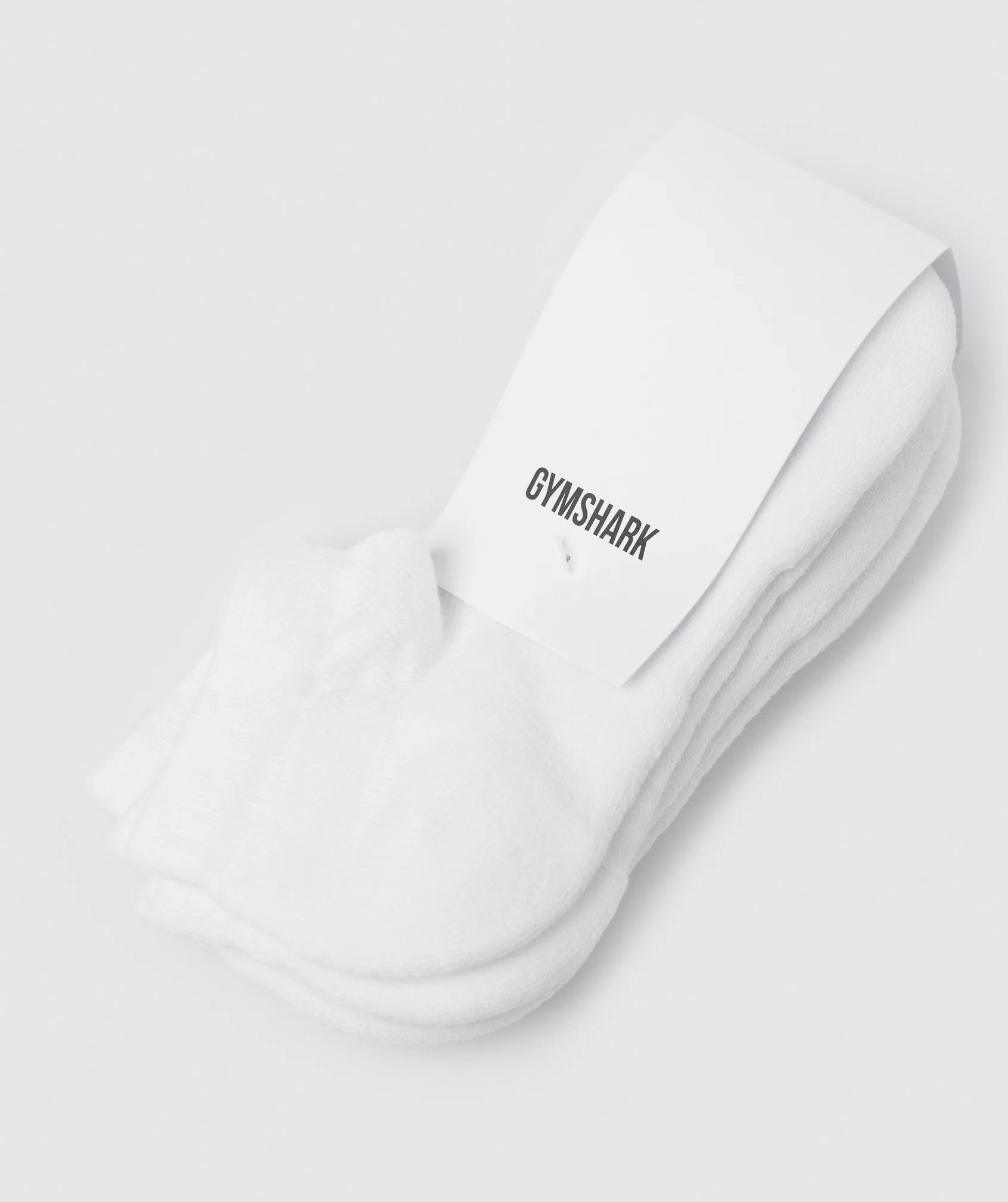 Gymshark Ankle Socks 3pk - White