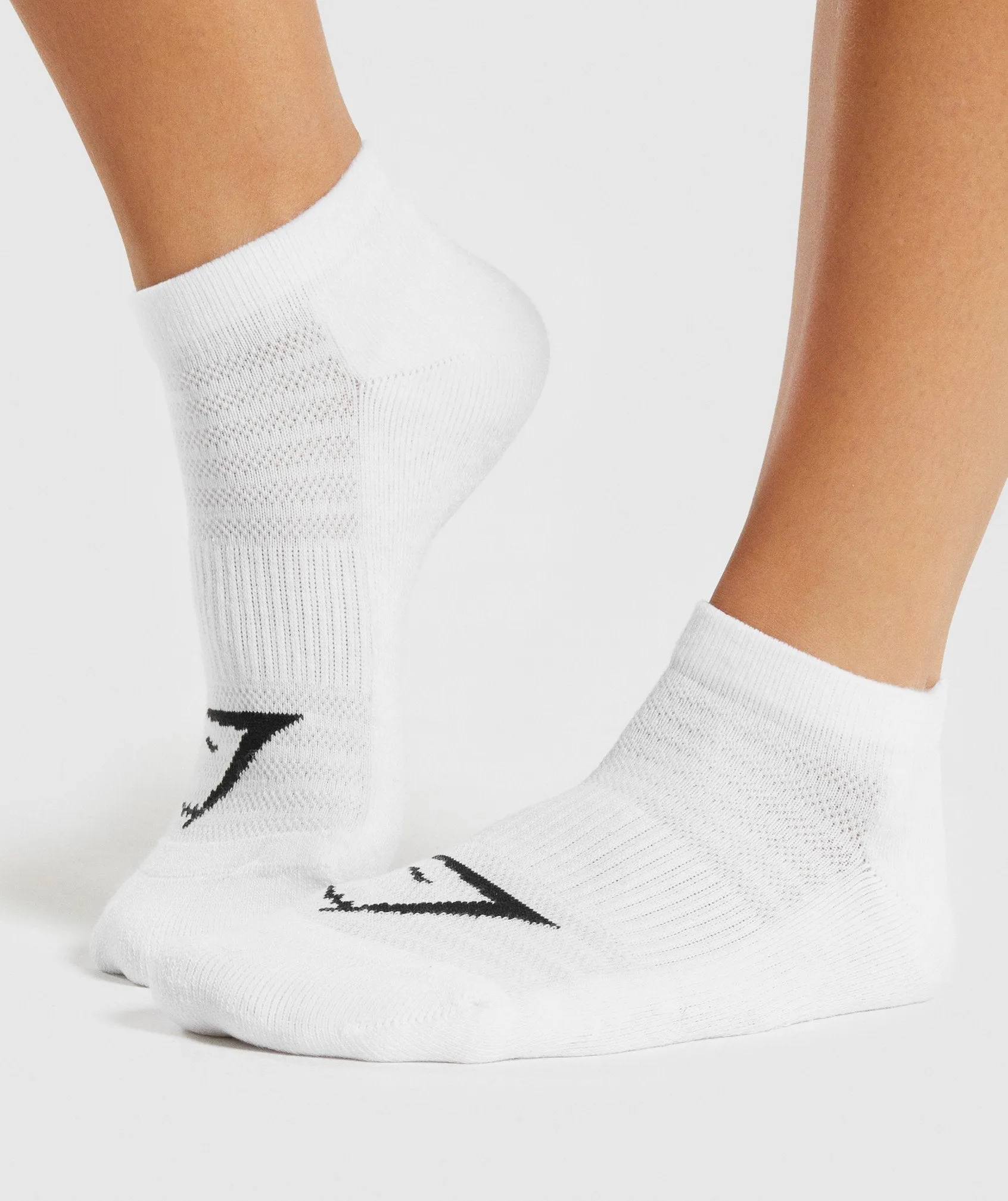 Gymshark Ankle Socks 3pk - White