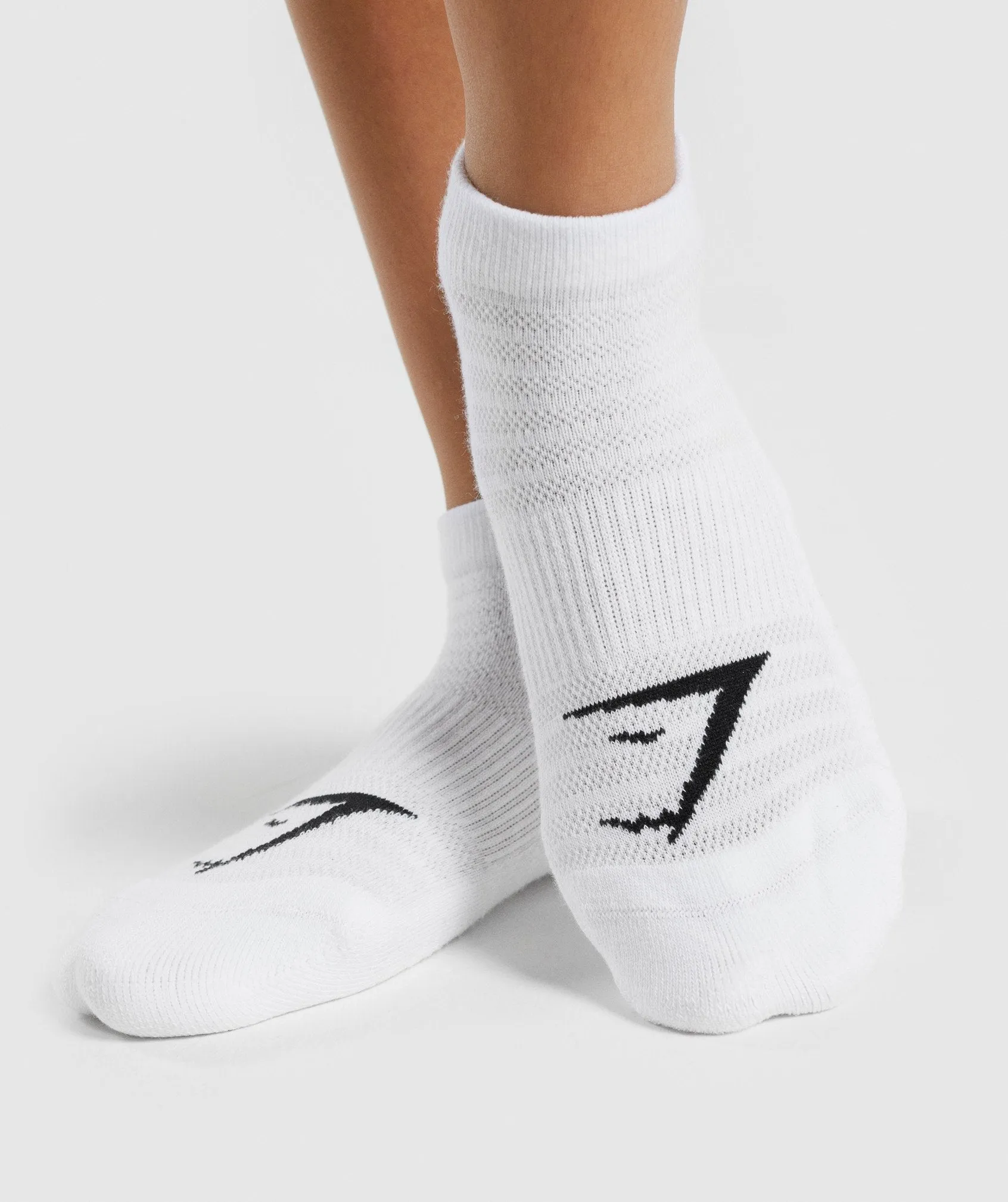 Gymshark Ankle Socks 3pk - White