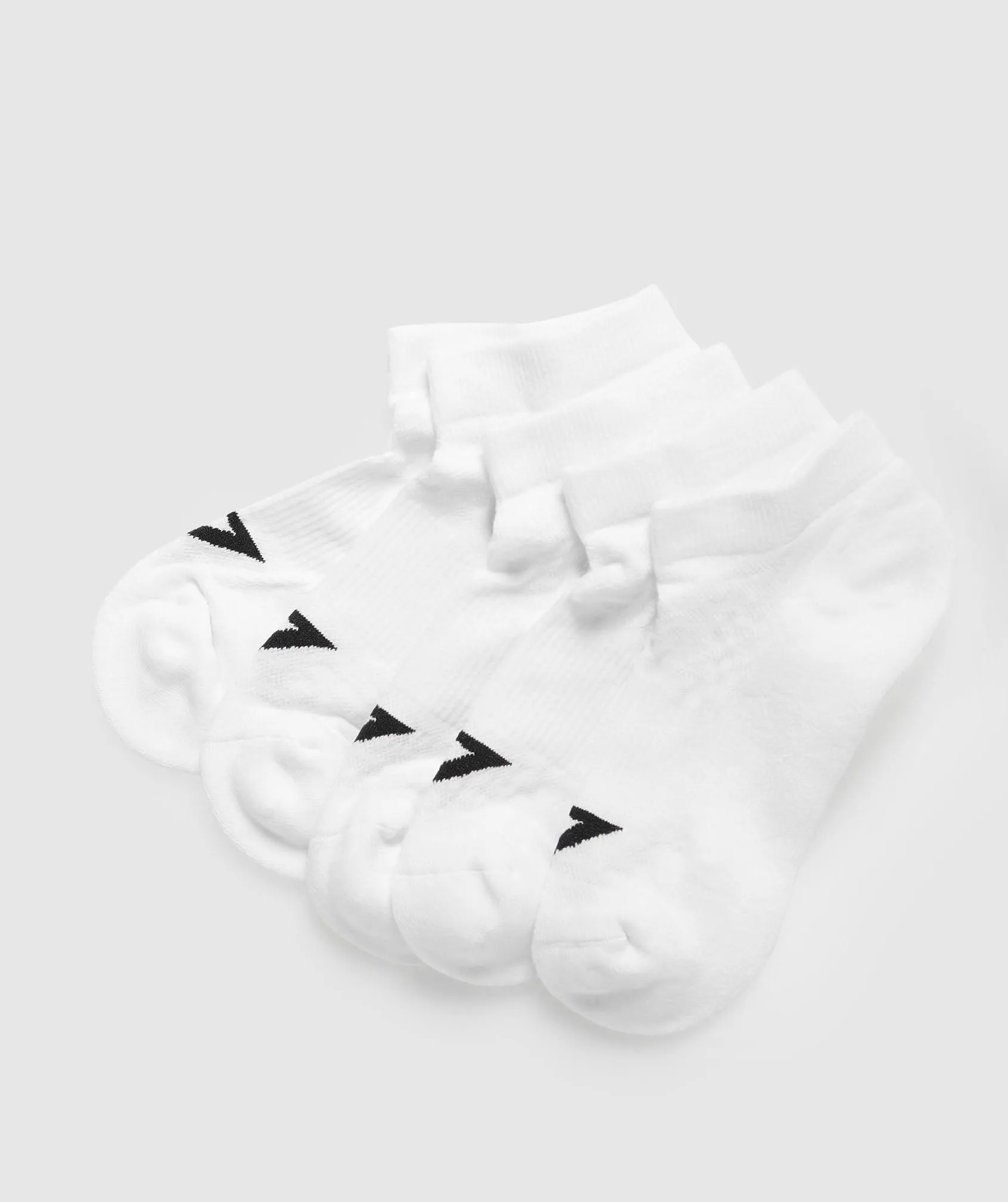 Gymshark Ankle Socks 5pk - White