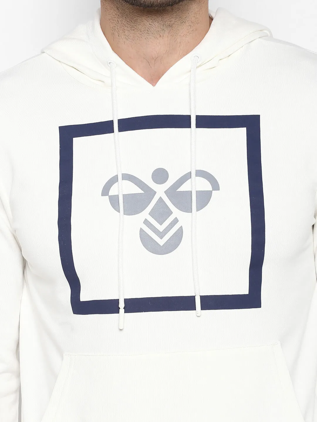 Helder Men White Hoodie