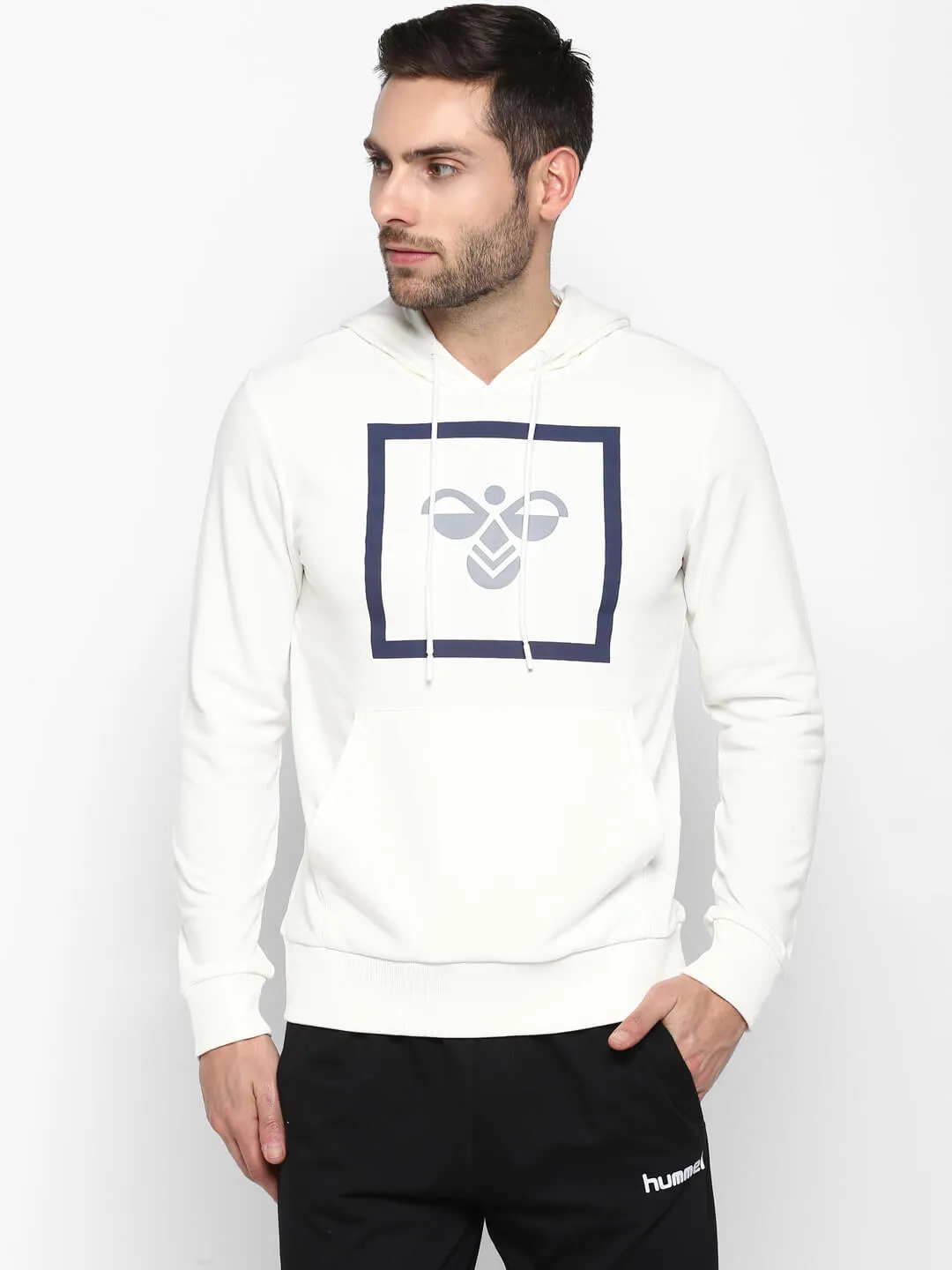 Helder Men White Hoodie