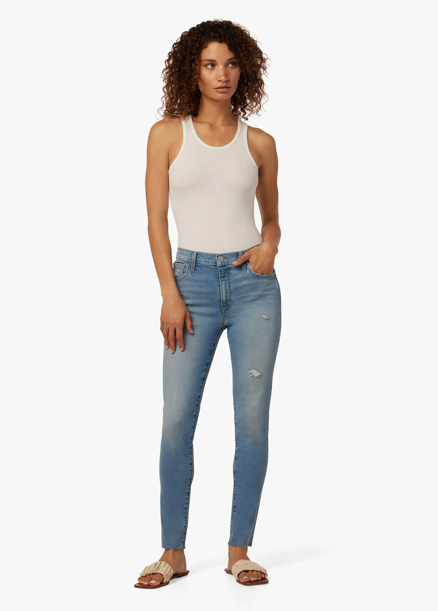 HIGH RISE SKINNY ANKLE