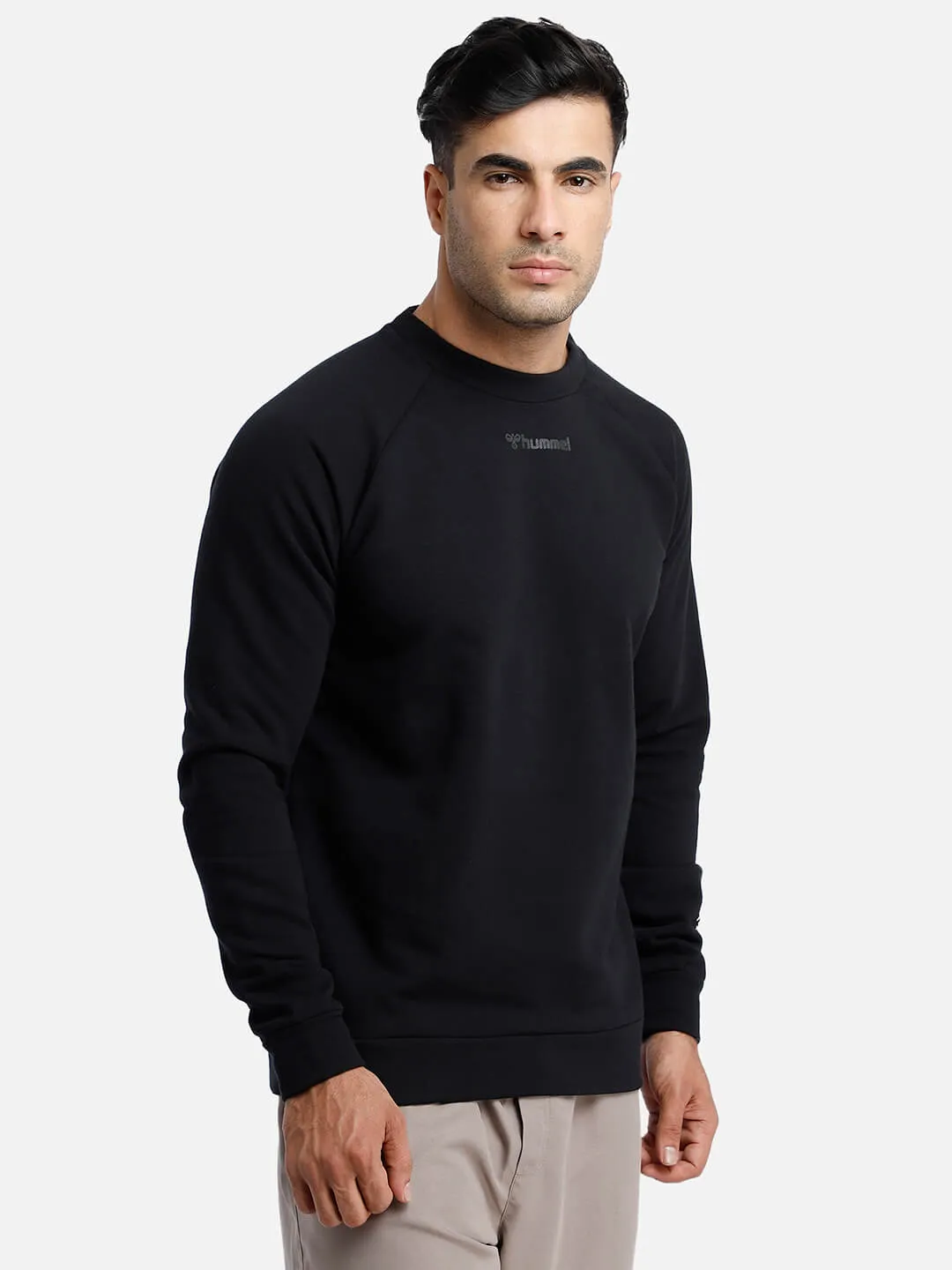 Isam Men Black Sweatshirt