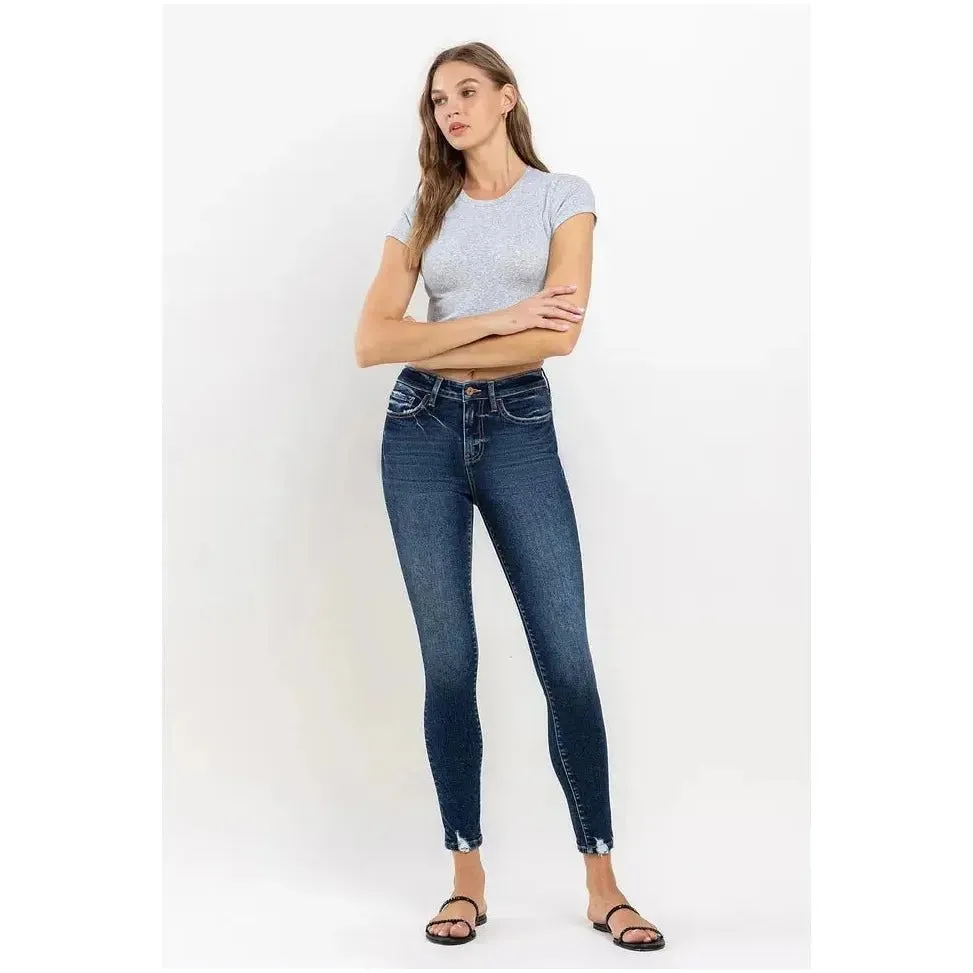 Jessica Distressed Ankle Skinny Jean