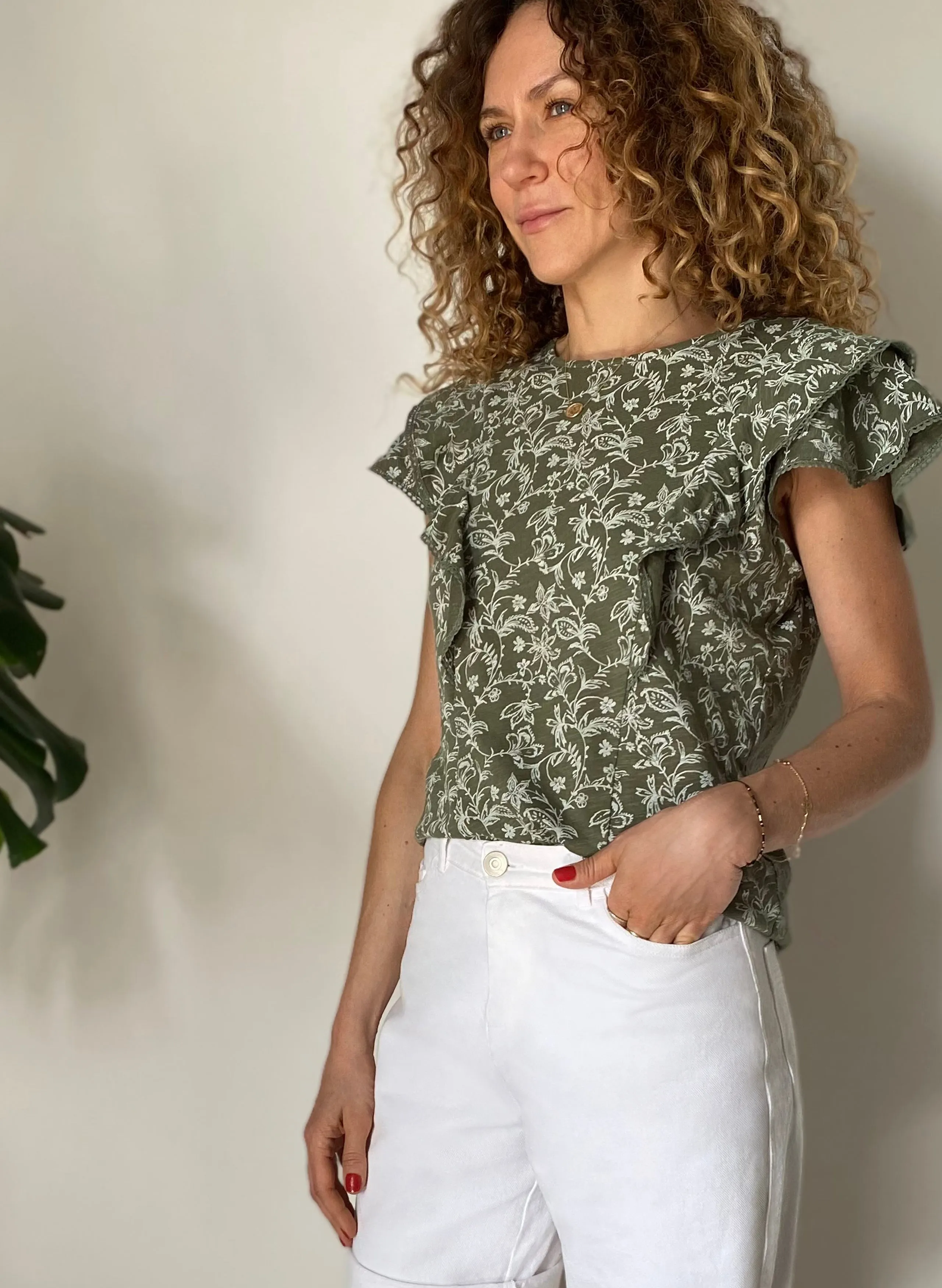 Eco-Friendly Kayla Organic Cotton Womens Top