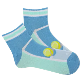 K.Bell Women's Tennis Court Ankle Sock