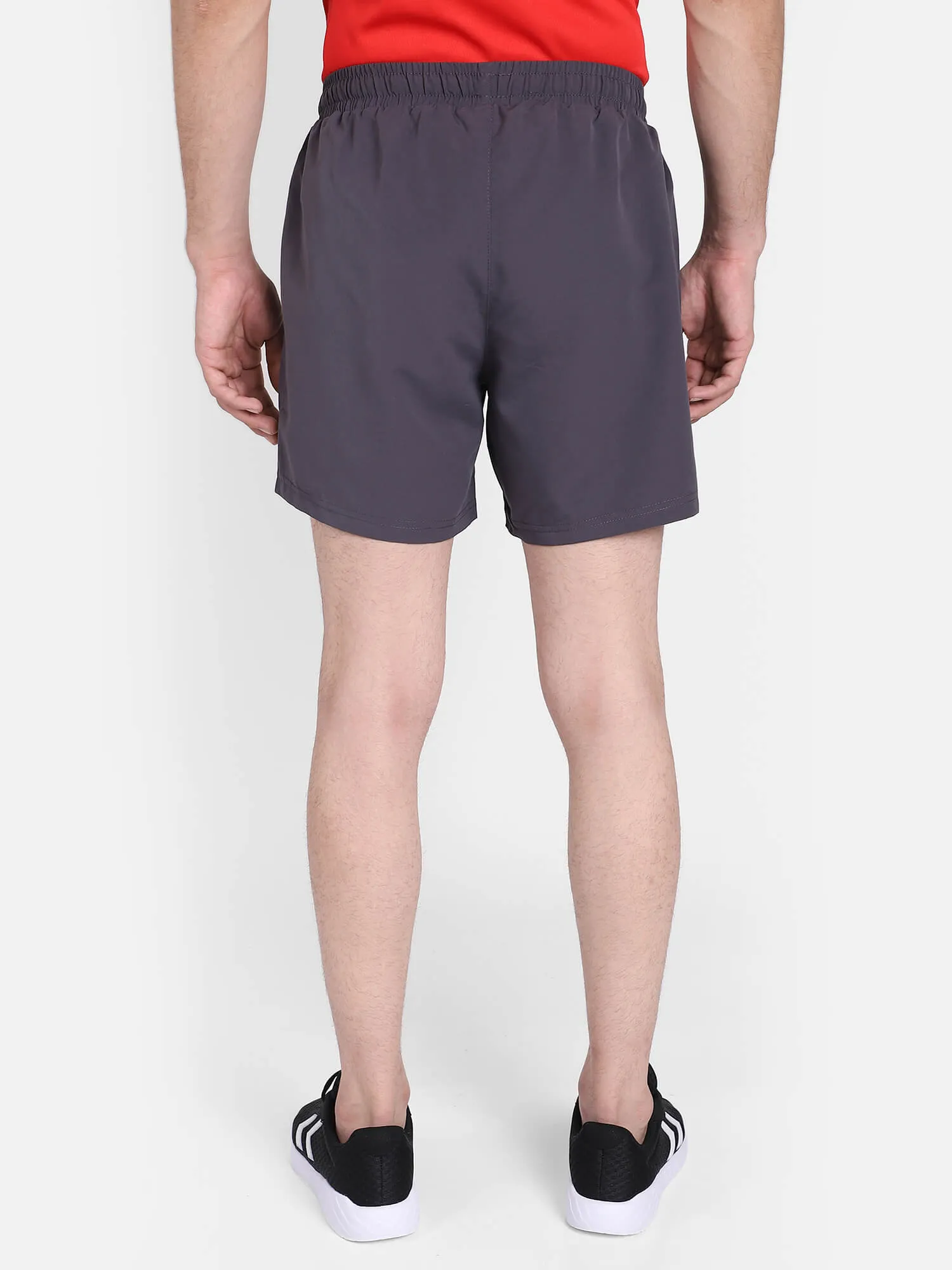 Lacop Men Polyester Black Short