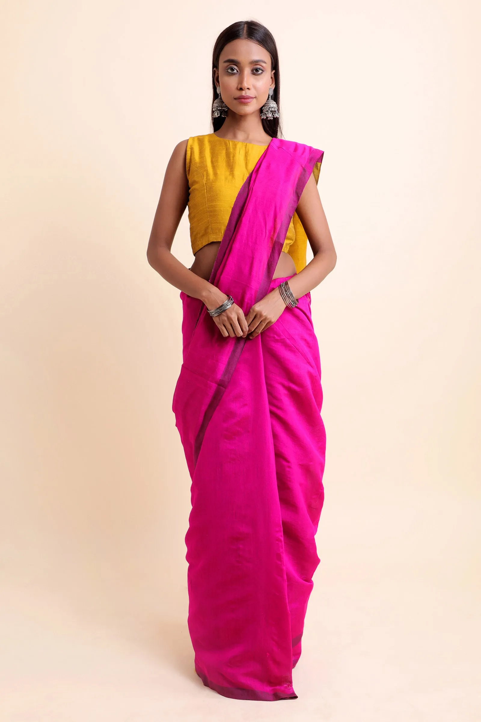 Lantana Cotton Silk Saree