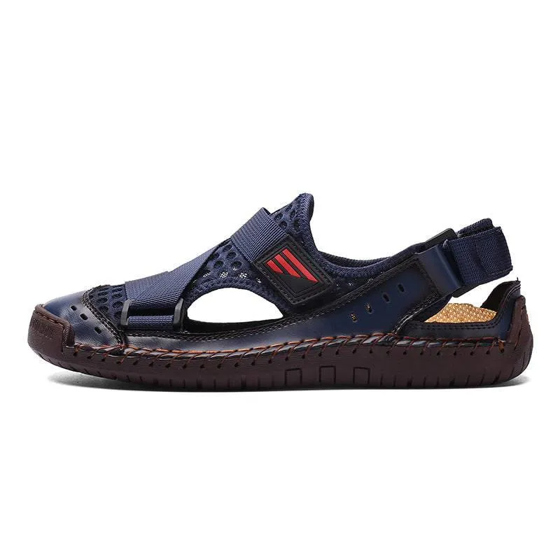 Libiyi Men's Casual Beach Breathable Plus Size Sandals