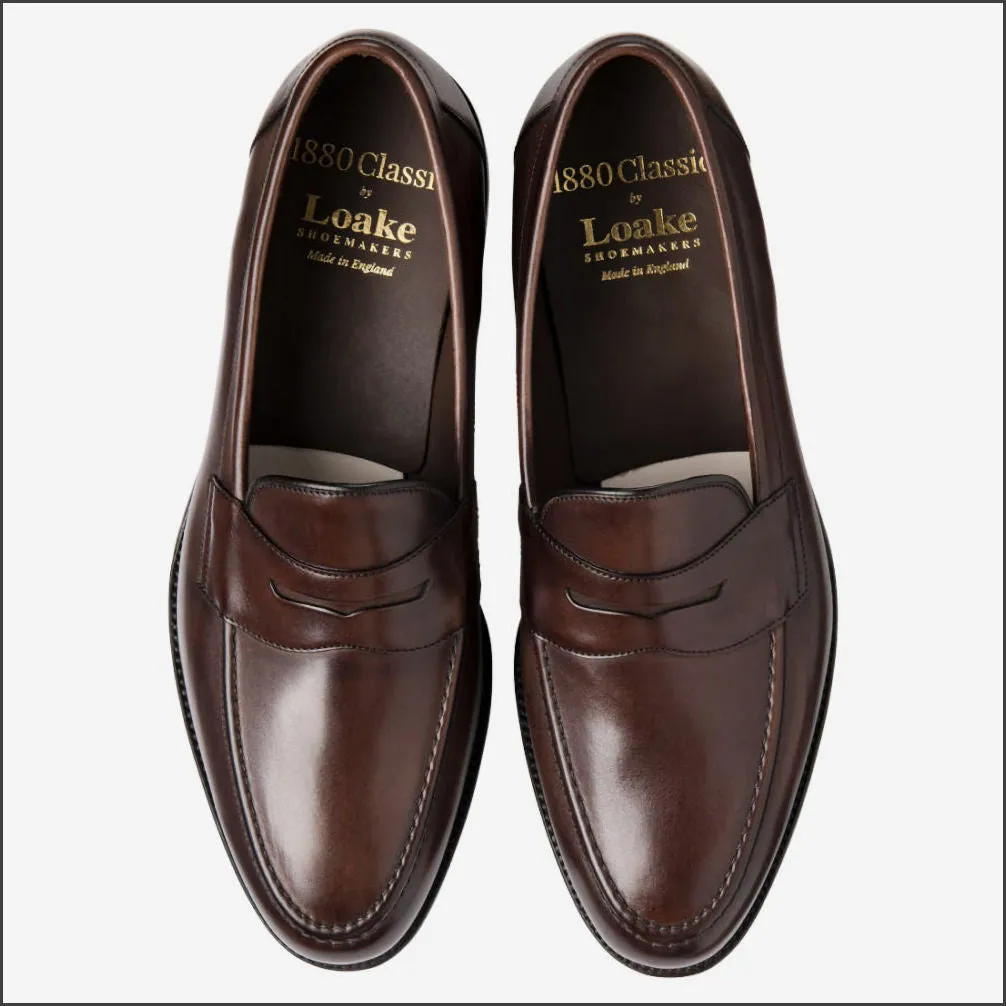 Loake Hornbeam Scorched Walnut Loafer*