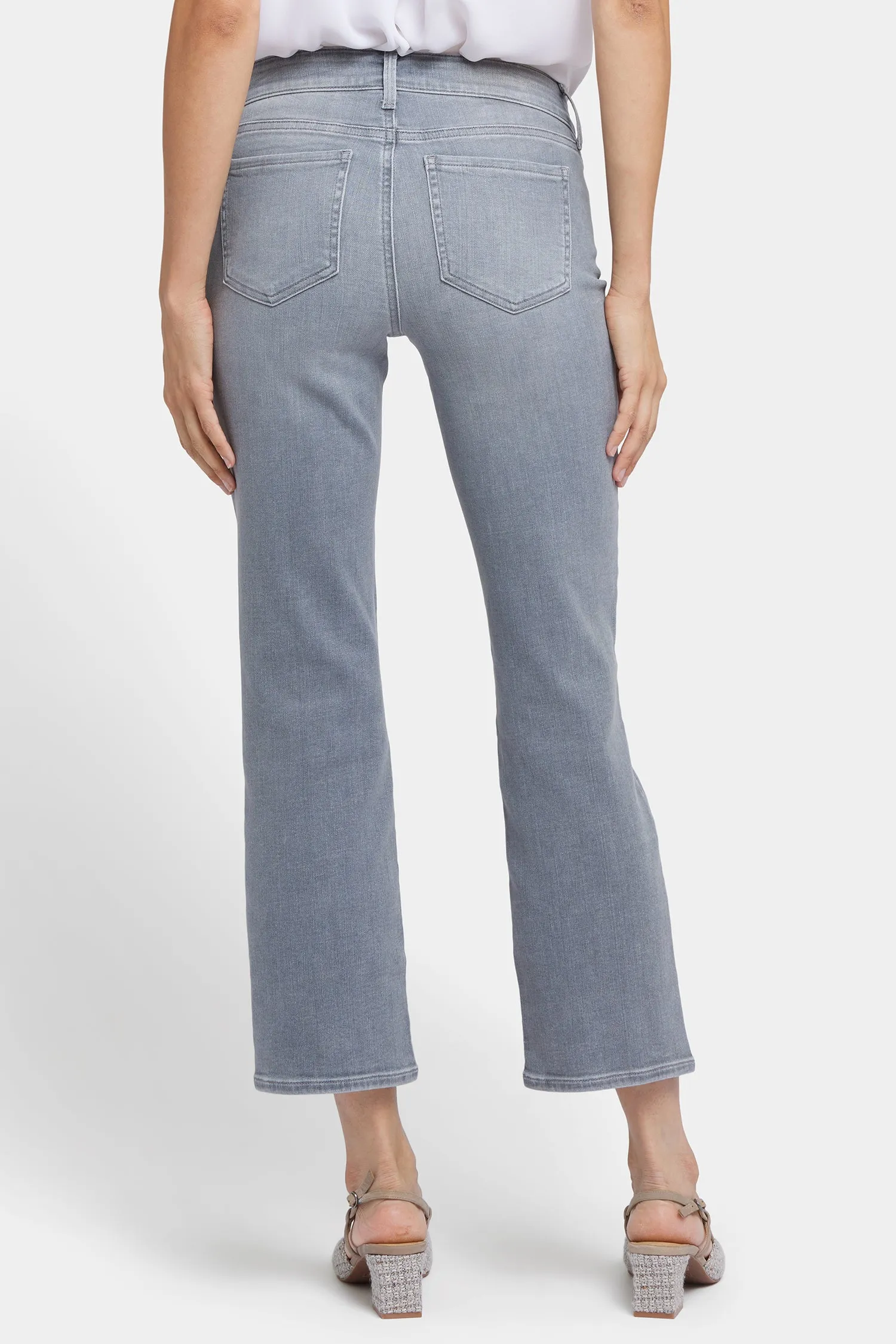 Marilyn Straight Ankle Jeans - Silverlake Trail