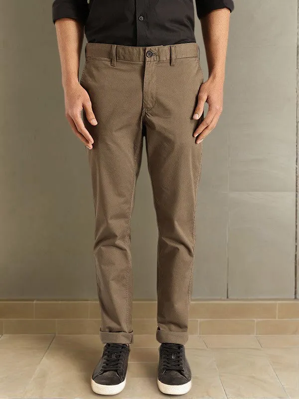 Men Brooklyn Fit Cotton Stretch Trouser