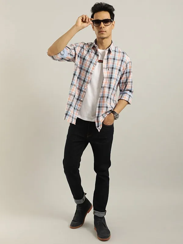 Men Checked Full Sleeve Cotton Shirt