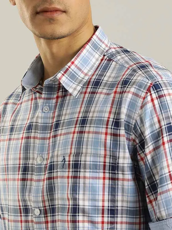 Men Checked Full Sleeve Cotton Shirt