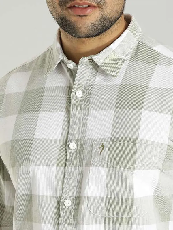 Men Checked Full Sleeve Cotton Shirt