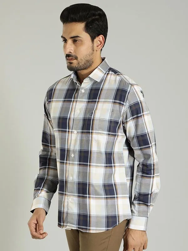 Men Checked Full Sleeve Cotton Shirt