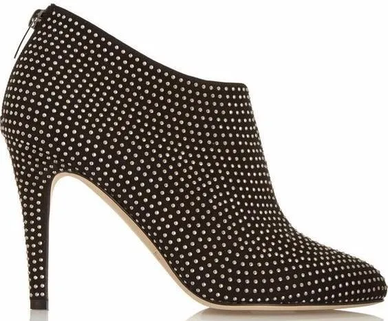 'Mendez' Studded Suede Ankle Boots