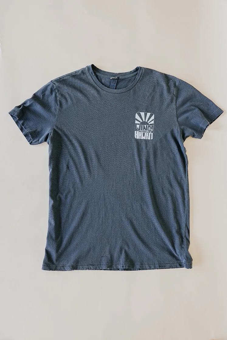 Men’s Whale Dance Tee - Distressed Navy