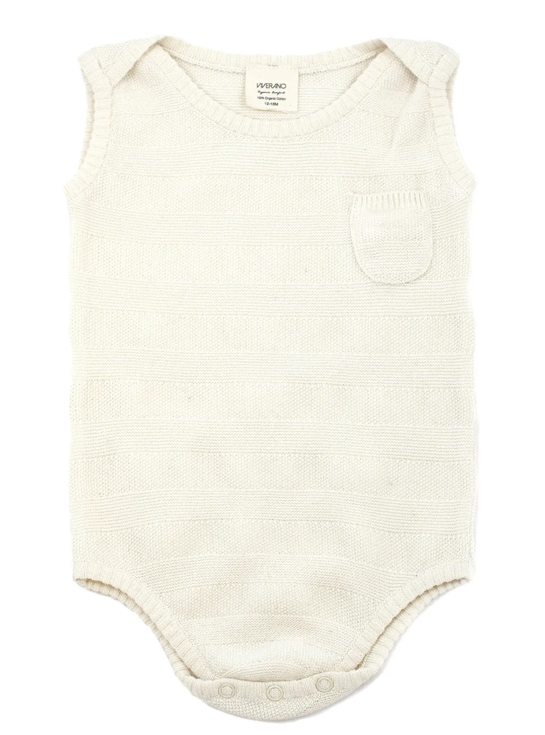 Milan Organic Rib Knit Baby Bodysuit - Sleeveless (2 Colors)