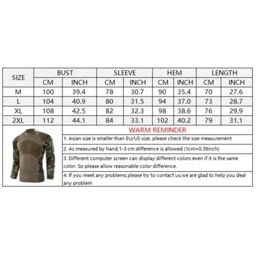 Military Stand Collar Split Joint Breathable Men's T-shirt