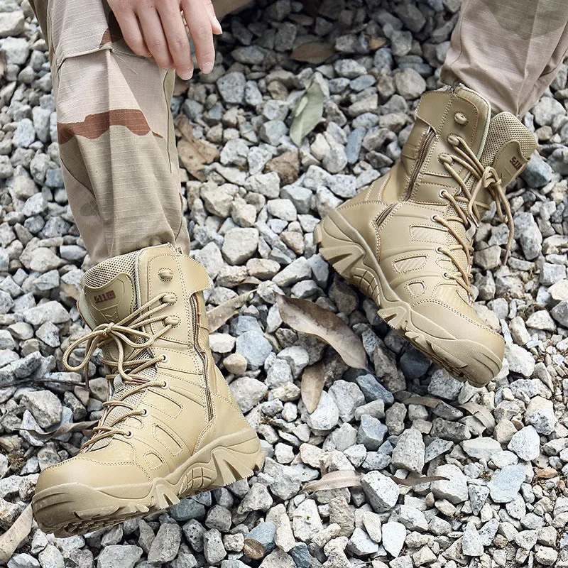 Military Train Tactics Ankle Men's Boots