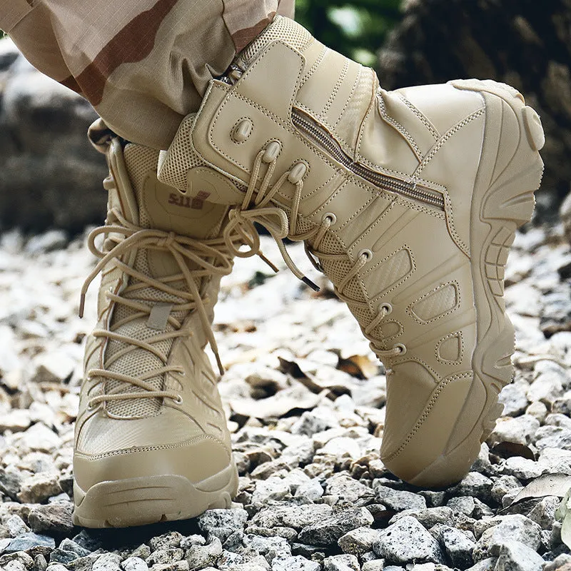 Military Train Tactics Ankle Men's Boots