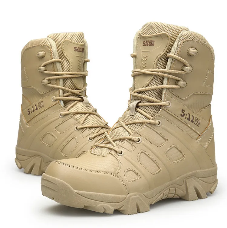 Military Train Tactics Ankle Men's Boots