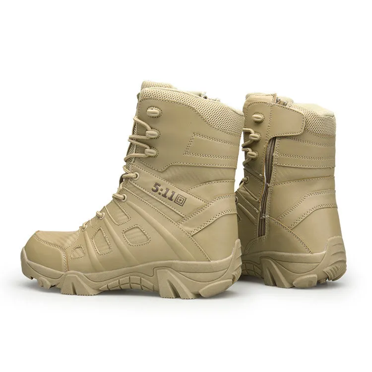 Military Train Tactics Ankle Men's Boots