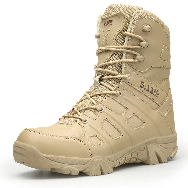 Military Train Tactics Ankle Men's Boots