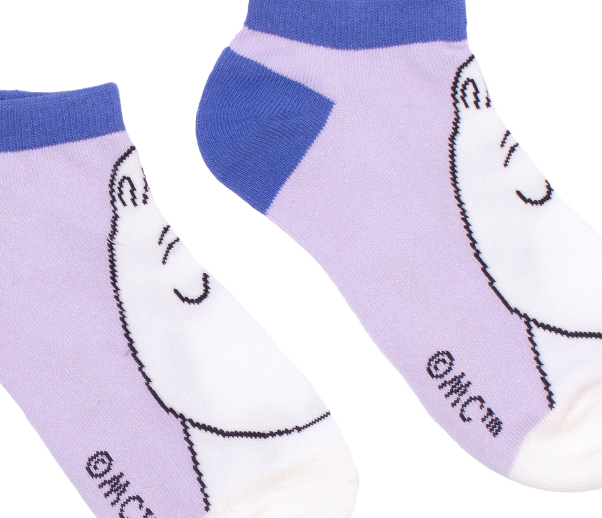 Moomintroll Ladies Ankle Socks - Lilac