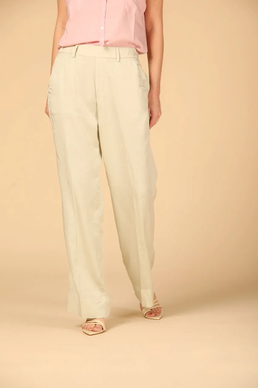 New York Cozy Straight pantalone chino jogger donna in modal straight