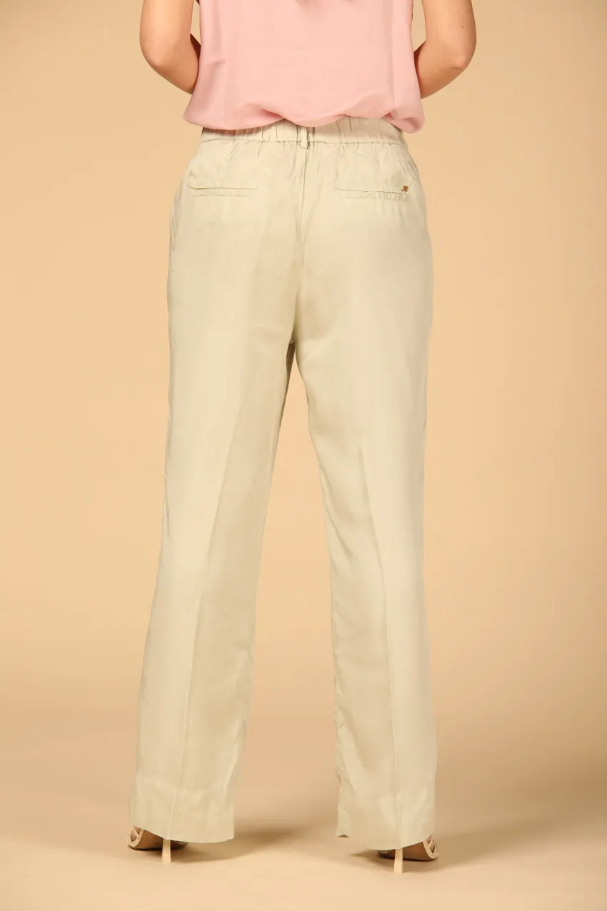 New York Cozy Straight pantalone chino jogger donna in modal straight