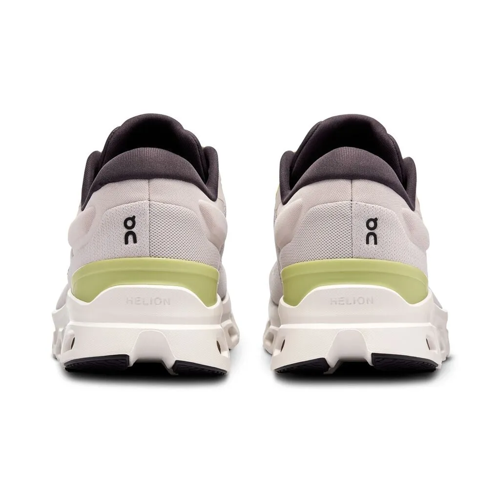 Optimized Title: On Running Cloudstratus 3 Mens Performance Shoes - Pearl/Ivory