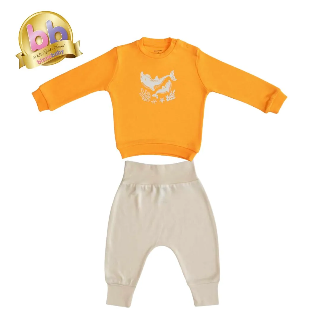 Organic Sweatshirt & Organic Baby Panties