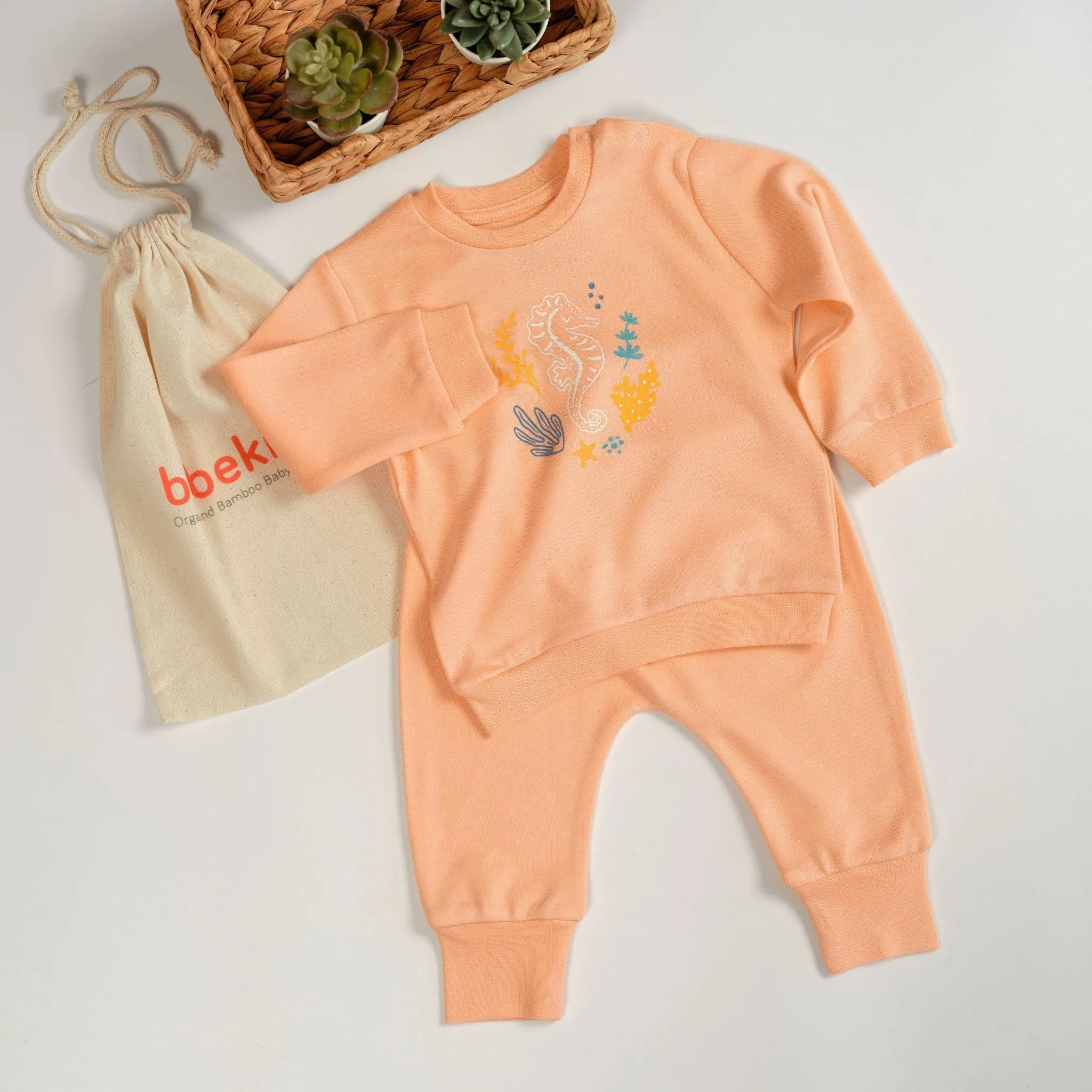 Organic Sweatshirt & Organic Baby Panties