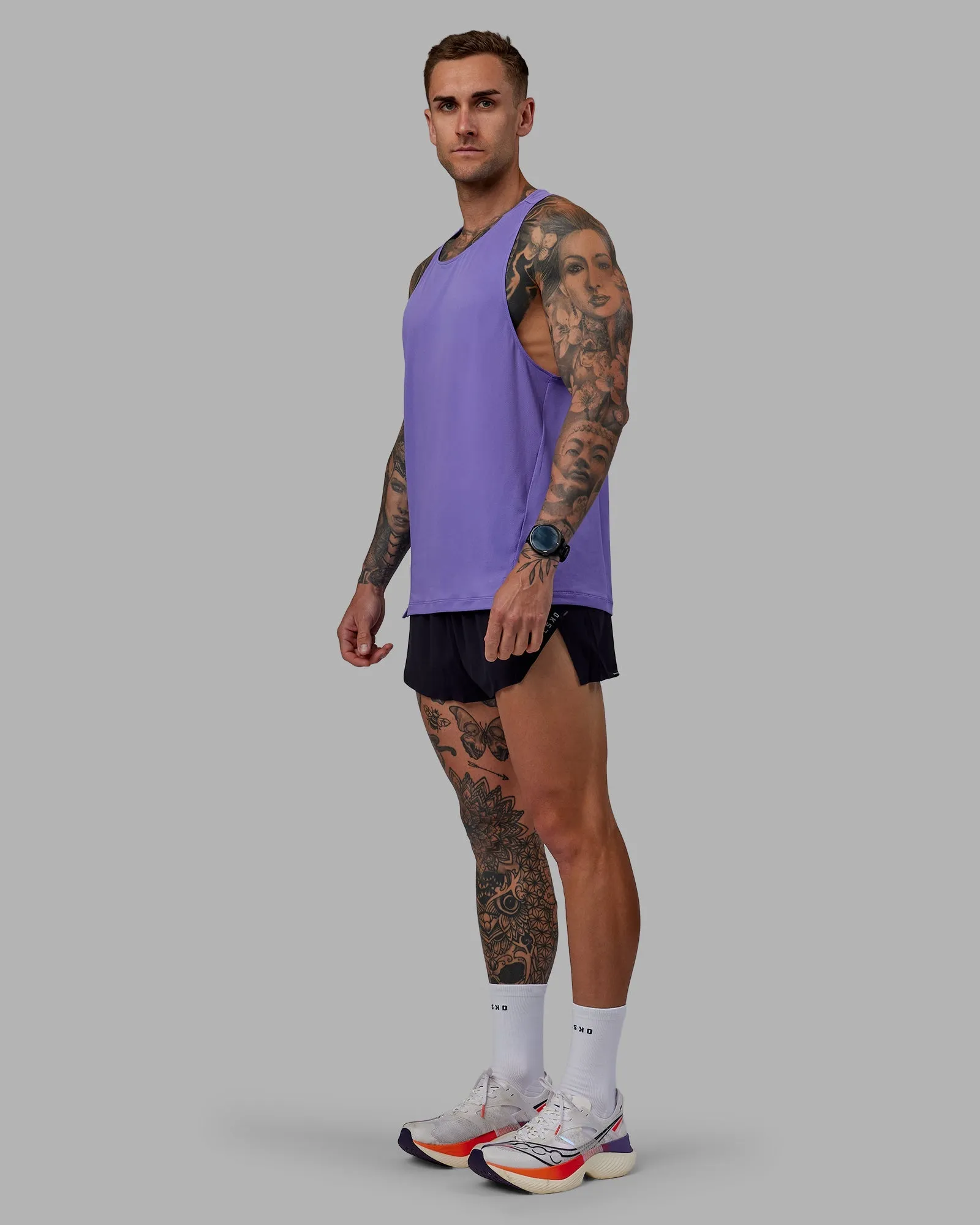 Pace Running Tank - Dahlia Purple